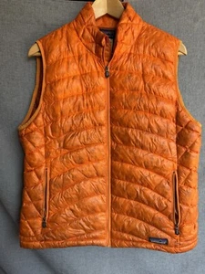 Patagonia Womens Large Orange Goosedown Packable ultraleichte gefütterte Weste - Bild 1 von 10