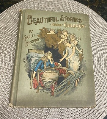 Antique CHARLES DICKENS CHILDREN STORIES ReTold by His Granddaughter 1898 - Imagem 1 de 4