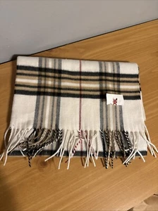 V.FRAAS Cashmink Plaid Scarf Approximately 6' Made In Germany 100% Acrylic - Picture 1 of 4
