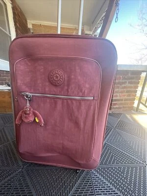 Kipling Rolling Wheeled Suitcase  travel Bag Luggage  check-in  textured - Image 1 of 4