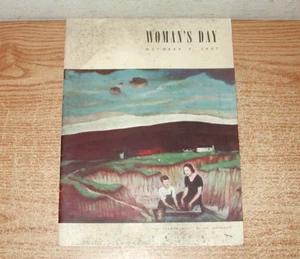 VINTAGE WOMAN'S DAY MAGAZINE - OCTOBER 7, 1937 - 32 PAGES - Imagen 1 de 4