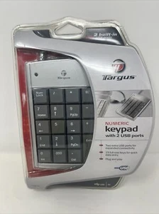 TARGUS Numeric Keypad 2 USB ports 19 Full Size Keys 10 Key Data Entry Win PC NIB - Picture 1 of 3