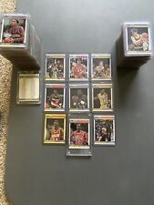1987-1988 fleer basketball complete set w/ all stickers, Michael Jordan High End
