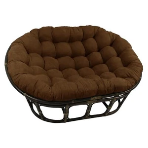 Microsuede Indoor Double Papasan Cushion (Cushion Only)  Large - Picture 1 of 99