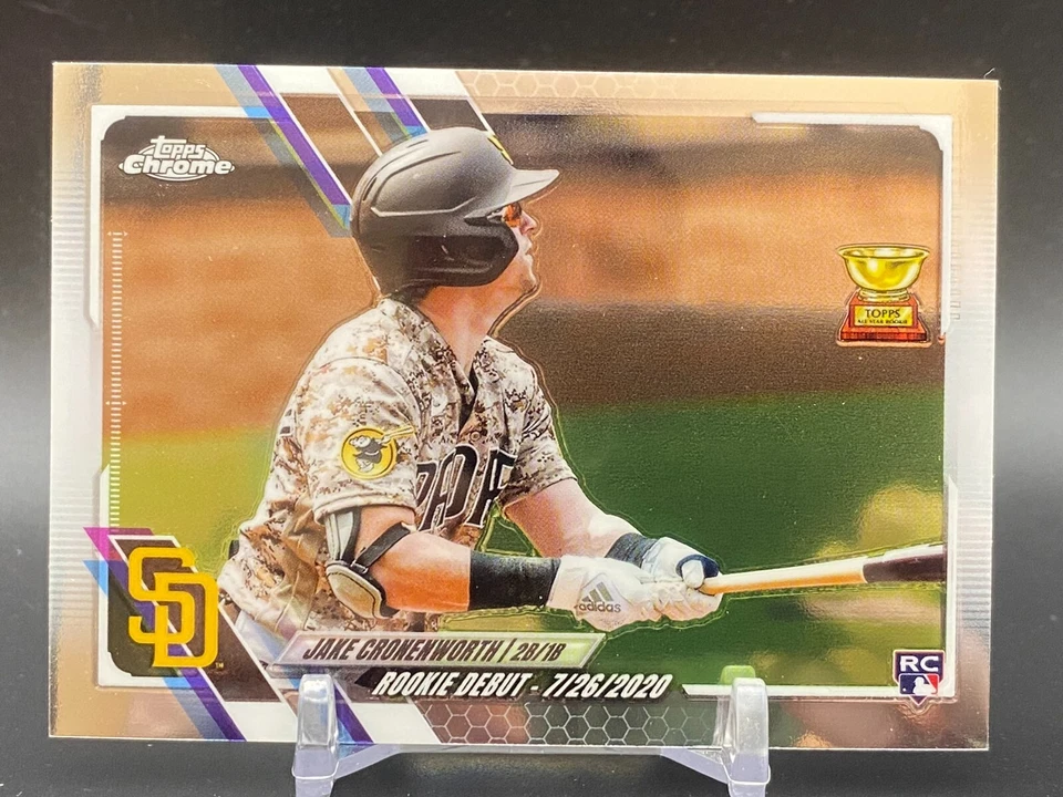 Jake Cronenworth 2021 Topps Chrome Update RD Baseball Card #USC25 Rookie - Image 1 of 1