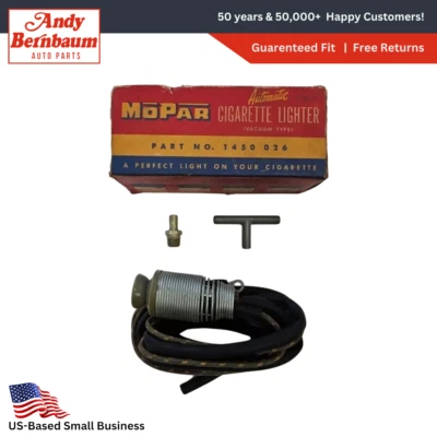 Encendedor de cigarrillos Chrysler DeSoto Plymouth 1948-1955 1450026 nuevo de stock Foto 1 de 4