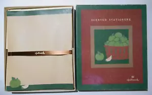 Vintage 70er Jahre Schreibpapier Duftbriefpapier GRÜNER APFEL Motiv verpackt Punze - Bild 1 von 4