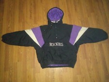 Vintage 90s Colorado Rockies Starter Jacket MLB  Baseball Mens Size XL