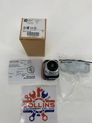 Allen-Bradley 800T-PT16 Illuminated Momentary Pushbutton 120V Pilot Light - Image 1 of 4