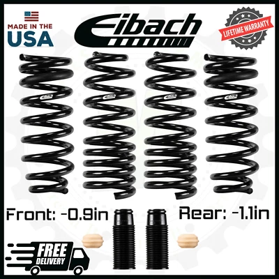 Kit Eibach Pro molas rebaixadoras dianteiras e traseiras | Compatível com Cadillac CTS V 2011-2015 - Imagem 1 de 2
