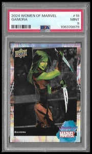 2024 UD Women of Marvel #18 Gamora - PSA 9 MINT - NEW GRADED - Bild 1 von 2