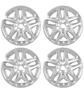 4 CHROME 13-16 Ford Fusion 17" Wheel Covers Rim Skins Hub Caps fits Alloy Wheels - Picture 1 of 1