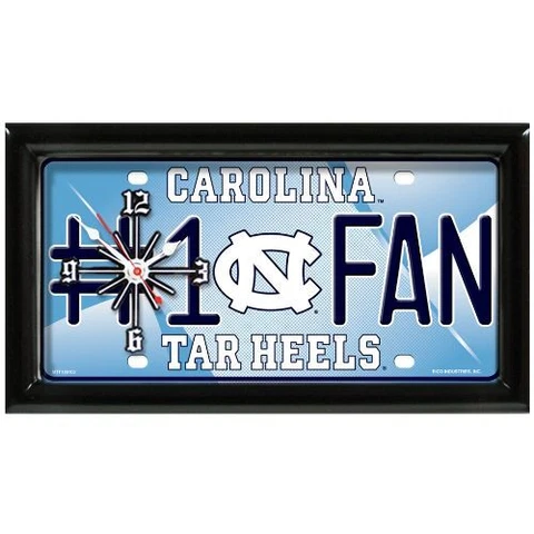 North Carolina Tar Heels #1 Fan Clock by GTEI Cover