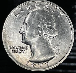 1977~P 25 Cent DDO/R HI-GRAD - Picture 1 of 16