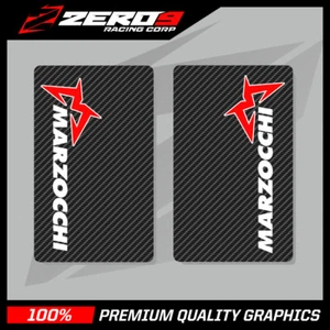 CALCOMANÍAS DE HORQUILLA SUPERIOR MARZOCCHI MOTOCROSS GRAPHICS MX ENDURO CARBONO - Imagen 1 de 1