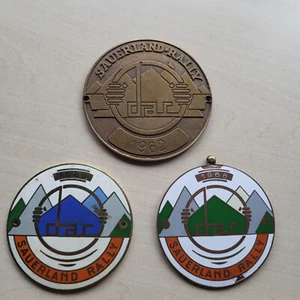 Vintage DAR SAUERLAND RALLY 1960s Car badges emblems plaques Abzeichen Germany - Picture 1 of 6