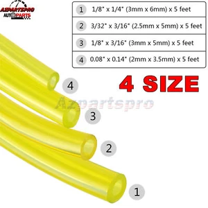 4 Sizes Petrol Fuel Line Hose Gas Pipe Tubing For Trimmer Chainsaw Blower Tools - Picture 1 of 5