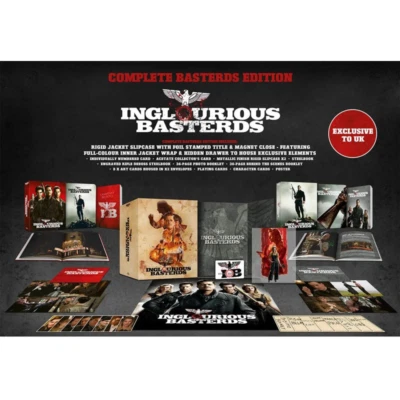 Inglourious Basterds 2-Disc Complete Basterds Edition 4K SteelBook Box Set (UK) - Image 1 of 4