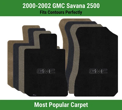 Alfombrillas delanteras Lloyd Ultimat para GMC Savana 2500 '00-02 con logotipo GMC 1 negro Foto 1 de 4