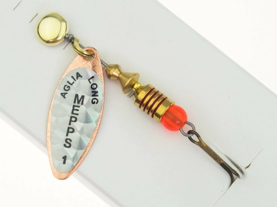 Mepps Aglia Long Rainbo #1 4.5g Spinner Zander Wels Hecht Köder FARBEN - Bild 1 von 1