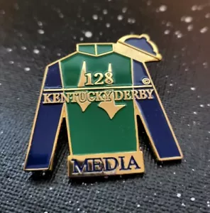 Spilla "Media" 128° Kentucky Derby in metallo - Foto 1 di 1