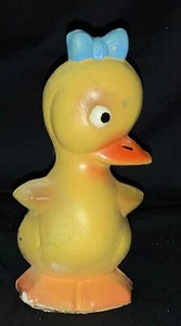 VINTAGE! EASTER COMPOSITIO FIGURE - STANDING GIRL DUCKLING! - Picture 1 of 8