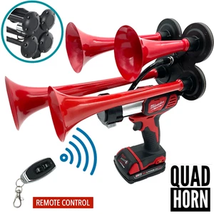 Milwaukee Train Air Horn + Control Remoto M18 18v Taladro Impacto Barco Deportivo ROJO - Imagen 1 de 10