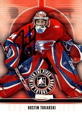 Dustin Tokarski - Signed 2008-09 In The Game Between The Pipes Card #15 - Image 1 of 2