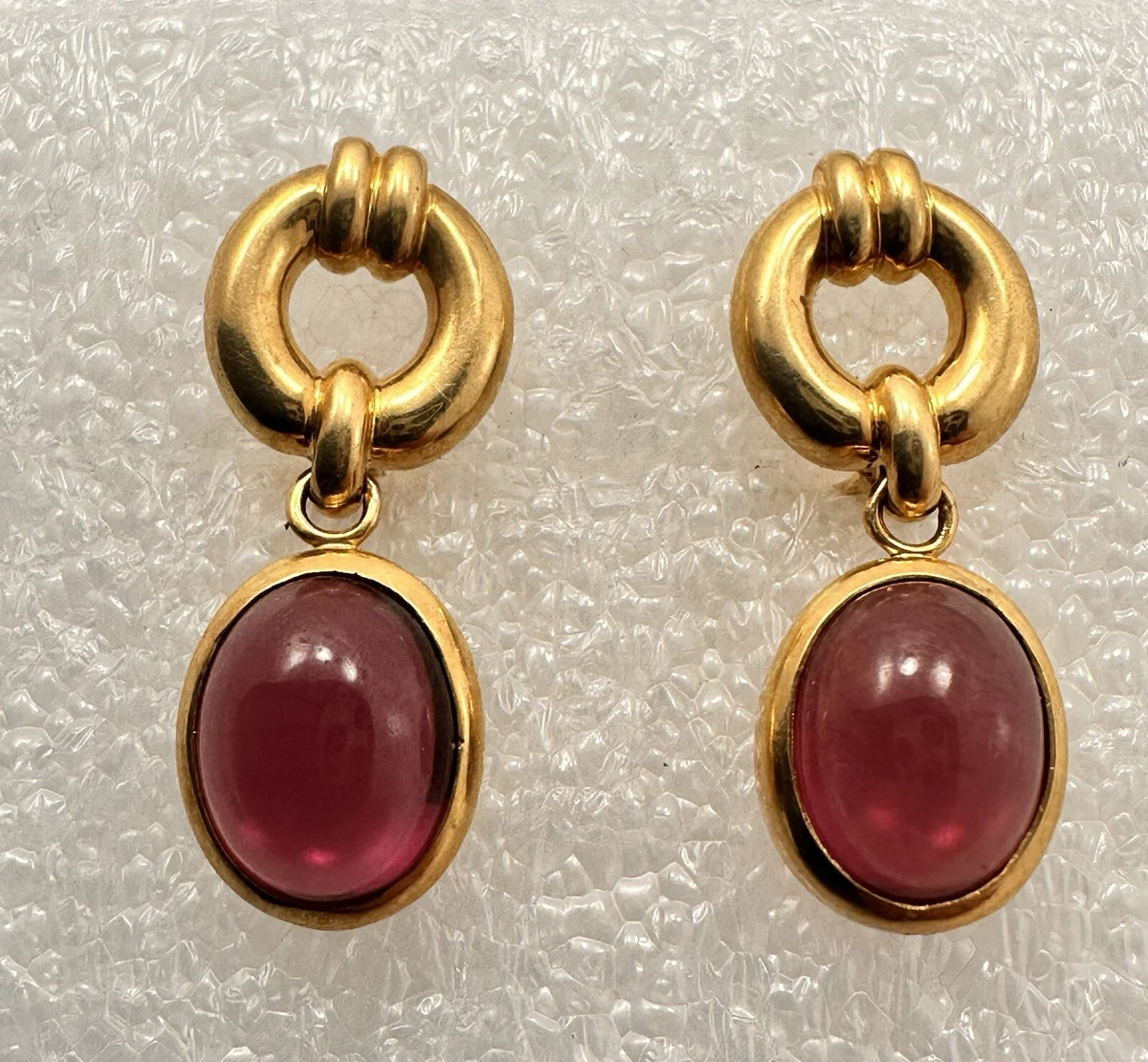Pendientes De Oro Rosa Y Topacios | Joyería Gordillo