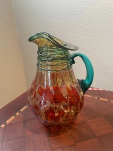 Mariusz Rynkiewicz Glass Pitcher Hand Blown, Signed And Numbered - Picture 1 of 5