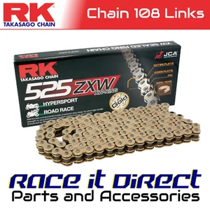 RK Chain for Suzuki GSX-R600 1998-2000 Gold XW-Ring - Picture 1 of 9