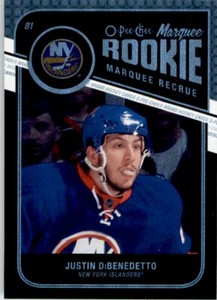 2011-12 O-PEE-CHEE OPC BLACK RAINBOW JUSTIN DIBENEDETTO ROOKIE 096/100 NEW YORK