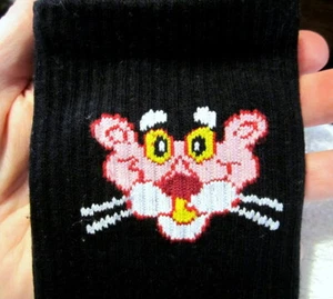 Pink Panther Socks~More Than Dope~BLACK~Womens Girls Unisex - Picture 1 of 3