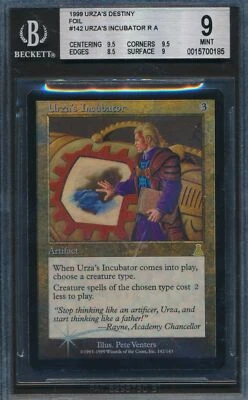 Urza's Destiny Urza's Incubator BGS 9 Graded Magic MTG FOIL (0185) - Image 1 of 3