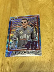 2022 Donruss Optic - ALEX BOWMAN - Carolina Blue Wave Prizm - Retro #98