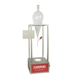 Campari Negroni burbuja vertedor LED jarra vidrio vertidor Glorifier anuncio luminoso - Imagen 1 de 6