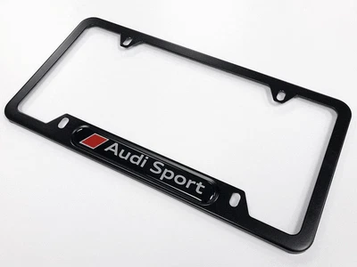 Genuine Audi Audi Sport License Plate Frame ZAW-071-801-S-DX9 - Image 1 of 2
