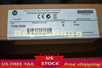 1 PCS NEW SEALED AB 1756-DNB CONTROLLOGIX COMMUNICATION MODULE FW 12.005 IN BOX - Image 1 of 2