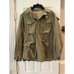 VTG Military M-1943 Jacket Army Military Utility Gorpcore Costume Hunting Small - Picture 1 of 12
