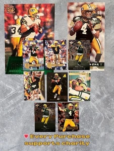 10 Card Brett Favre Lot • Green Bay Packers HOF QB • 1994-96 Pinnacle/Pacific - Picture 1 of 18