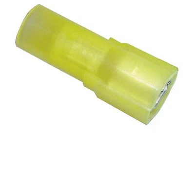 1ST SOURCE 3M Female Quick Discon See Thru-Nylon Insulated .250" 12-10 Gauge Yellow -100PK