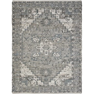Renwil RPON-20677-810 Pongola Area Rug Natural and Teal - Image 1 of 4