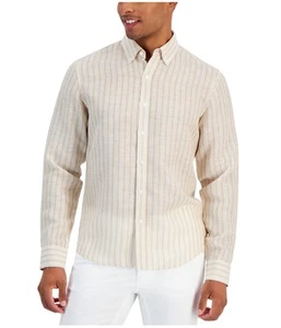 Michael Kors Mens Halo Stripe Button Up Shirt - Picture 1 of 1