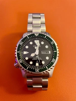 Citizen Promaster NY0084-89E Automatik Diver Herrenuhr grün schwarz - Bild 1 von 4