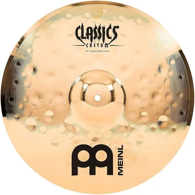 Platillo de choque Meinl 16" - Clásicos personalizados de metal extremo - Hecho en Alemania, 2 años... Foto 1 de 4