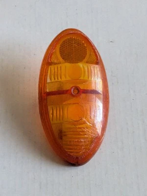 Lente de señal de giro de luz trasera vintage OEM NASH AMBER LUCAS 523 HECHO EN INGLATERRA  Foto 1 de 4