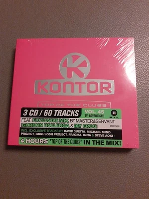 3 CD Kontor - Top Of The Clubs - Volume 45 - Various Sampler - Neu und OVP - Bild 1 von 4