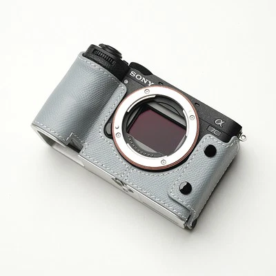Genuine Leather Camera Case For Sony A7C2 A7CII A7CR Protect Bag Cover Base New - Image 1 of 4