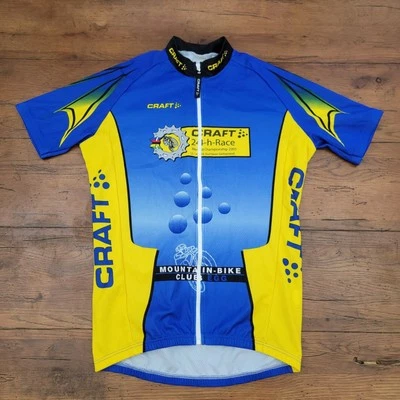 Craft мужской средний Велоспорт Джерси 20» P2P велосипед карманы винтажный Италии M - Изображение 1 из 4