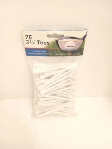 Golf Tees 75 Count 3 1/4 Oversized Harwood White Sports PGA - Picture 1 of 5